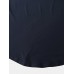 Men Cotton Plain Chest Pocket Home Casual Loose Short Sleeve T-Shirt