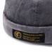 Men Women Couples Adjustable Solid Corduroy Velvet Brimless Hats Retro Crimping Bucket Cap